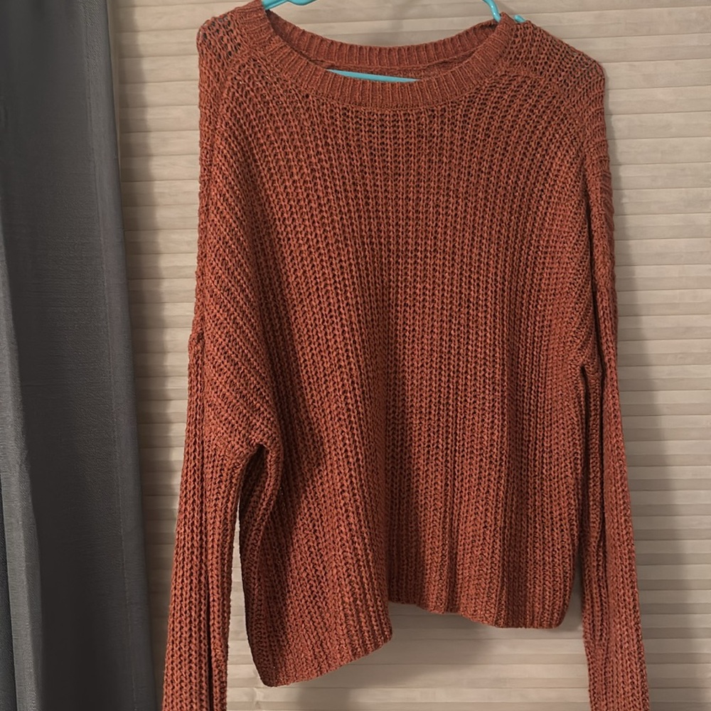 Cozy Rust Sweater - Picture 2 of 3